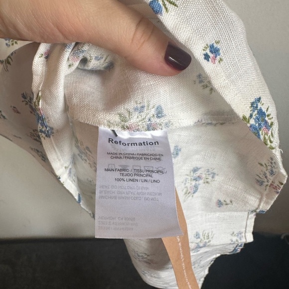 NWT Reformation Emilia linen dress - Picture 9 of 10